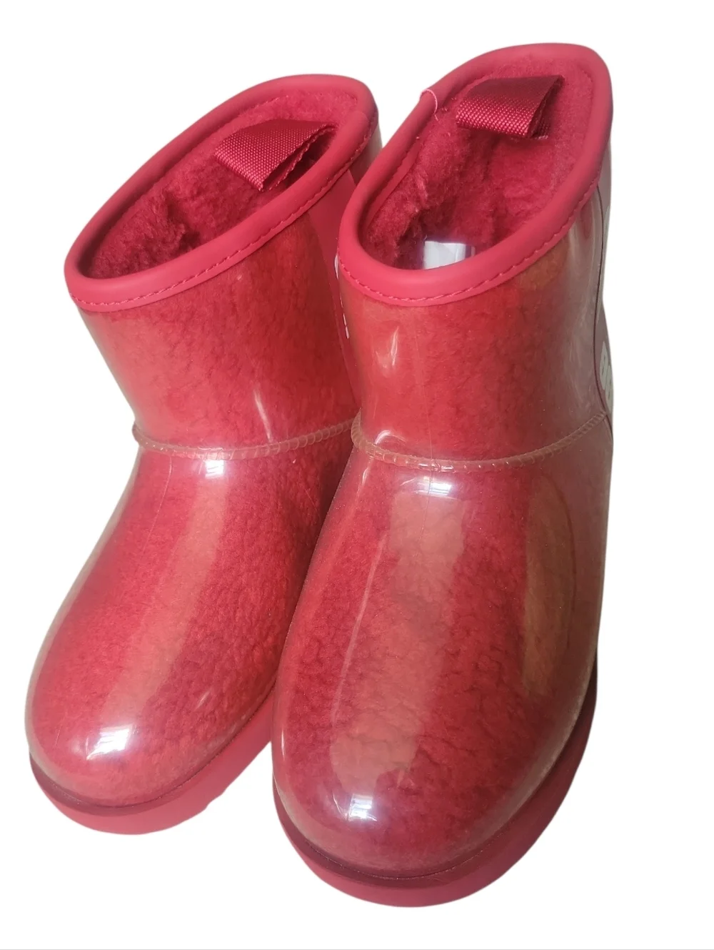 UGG Pink Shearling Classic Mini Boot
